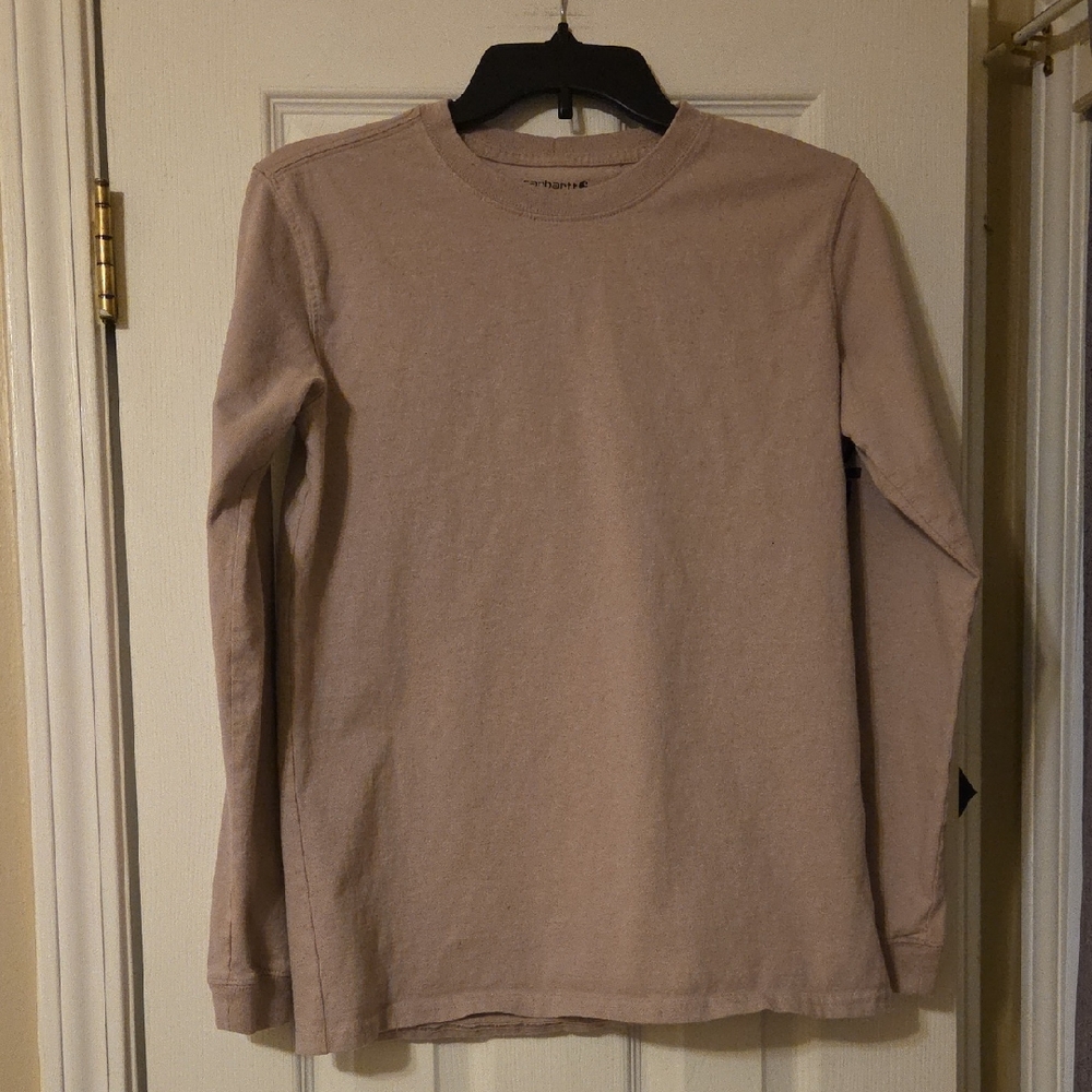 Carhartt Men's Beige Long Sleeve Tee